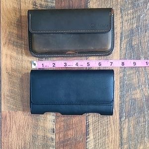 Leather Belt Phone Clip Case